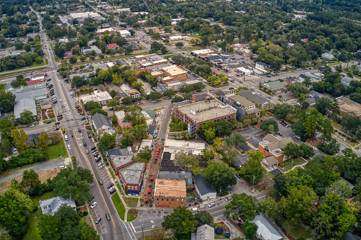 Aerial over Roanoke, Virginia