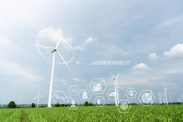 istock wind turbine power generation natural energy 1461006723