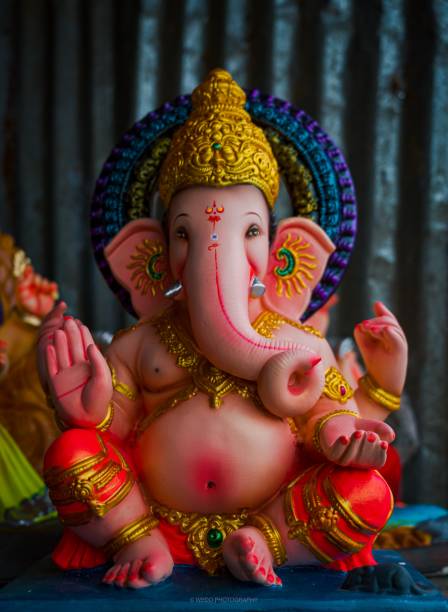 istock Selective of the statue of Ganesh deity 1461009053
