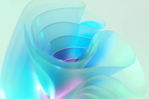 istock Art Glass abstract Wavy background 1461011872