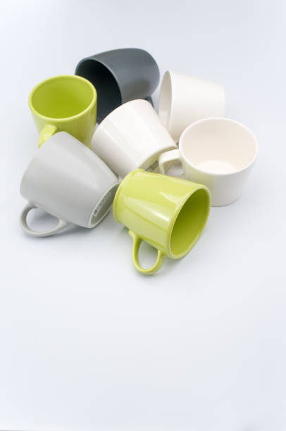 istock set of piled up mugs on a white background with space for text 1461012191
