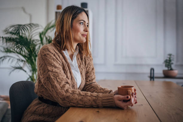 istock Woman is happy with her self and that she solved all problems 1461016106