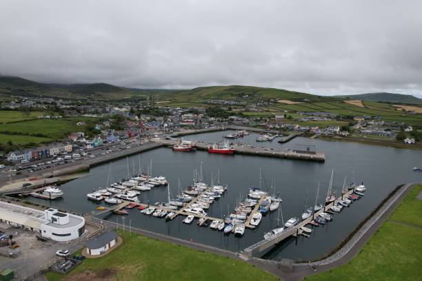 istock Dingle harbour County Kerry Ireland drone aerial view 1461016156