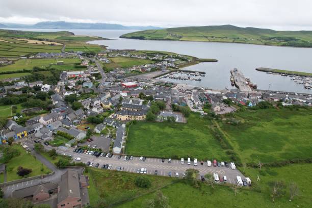 istock Dingle harbour County Kerry Ireland drone aerial view 1461016158