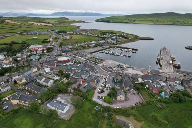 istock Dingle harbour County Kerry Ireland drone aerial view 1461016203
