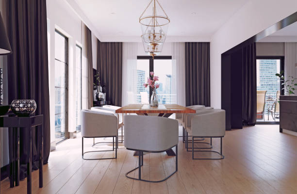 istock interior of modern dining room 1461016542