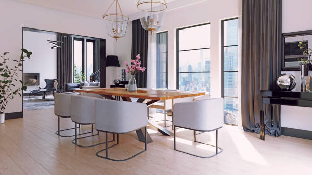 istock interior of modern dining room 1461016609