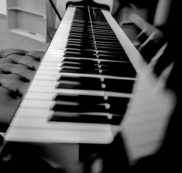 istock Selective focus shot of pipe organ keyboard 1461018705