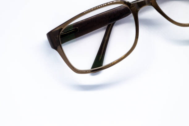 istock Closeup shot of eyeglasses on a white background 1461019763