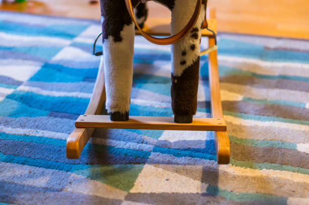 istock Closeup of rocking horse legs 1461024202