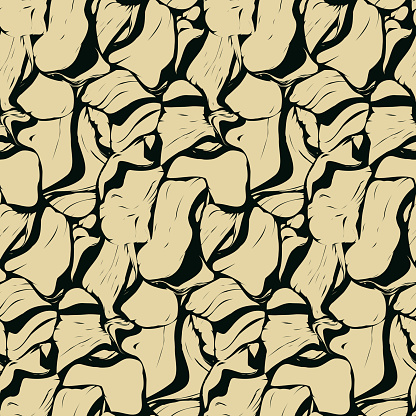 Seamless Pattern With A Simple Abstract Texture In Two Colors Vector ...