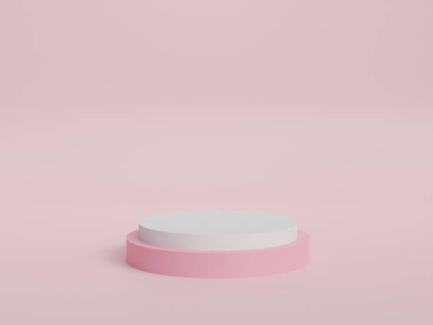 istock pink podiums on backdrop show product 1461037711