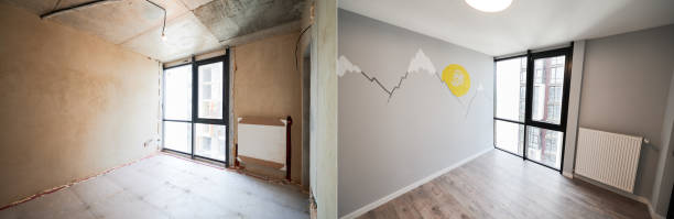 istock Children room before and after renovation. 1461038484