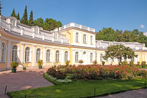 St. Petersburg, Russia - August 20 , 2022: Orangery of the Peterhof Palace