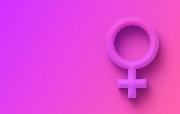 istock Female Feminine Symbol 3D Background 1461043736