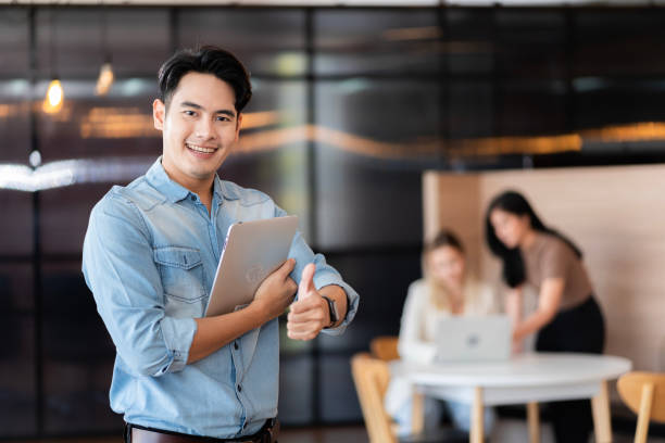istock Young students researching inventions with modern technology in university libraries. 1461048918