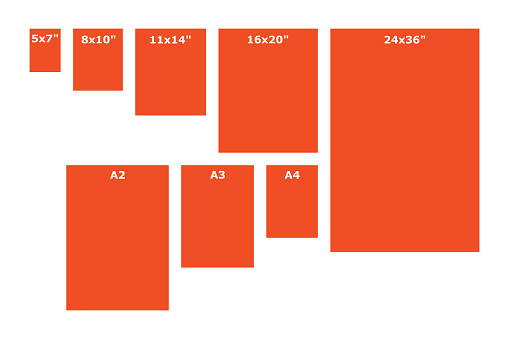 10 Point Print Size Example Print Sizes Guide Stock Illustration - Download Image Now - Graphic ...