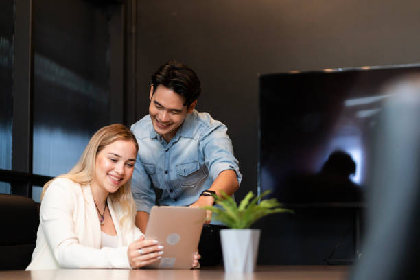 istock Young students researching inventions with modern technology in university libraries. 1461050628