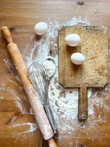 istock Ingredients and accessories for cooking flour 1461051570