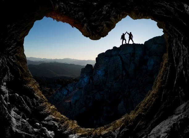 istock It is necessary to successfully pass through difficult conditions to see magnificent places. 1461053554