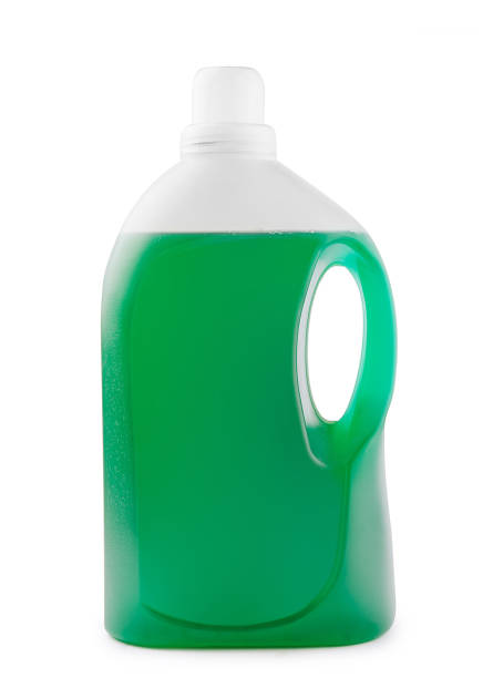 istock Green liquid soap or detergent in a plastic bottle 1461059094