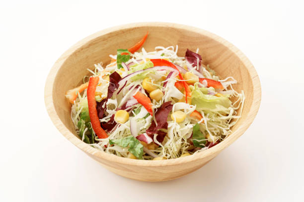 istock Shredded cabbage and colorful vegetable salad 1461061394