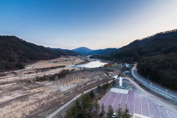 istock Beautiful landscape in Pyeongchang 1461065316
