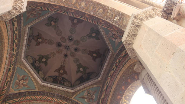 istock Frescoes on the dome at Etchmiadzin Cathedral, Armenia 1461070639