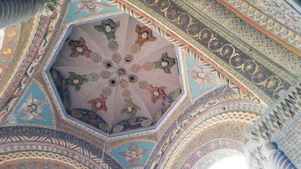 istock Frescoes on the dome at Etchmiadzin Cathedral, Armenia 1461070725