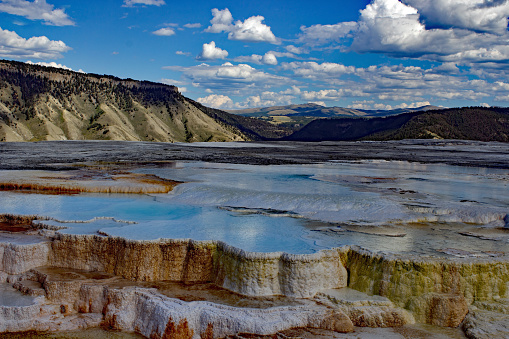Mammoth Hot Springs - Yellowstone National Park - Wyoming - USA