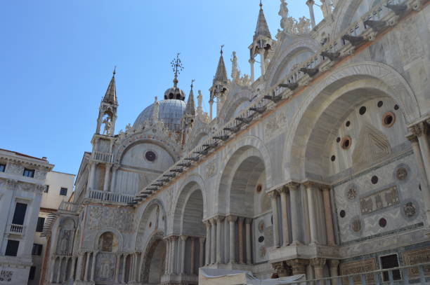 venedig und seine architektur - travel outdoors tourist venice italy stock-fotos und bilder