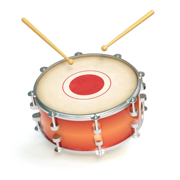 istock Bass drum instrument isolated on white background 3d rendering 1461091044