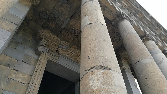 The Temple of Garni is the only standing Greco-Roman colonnaded building in Armenia