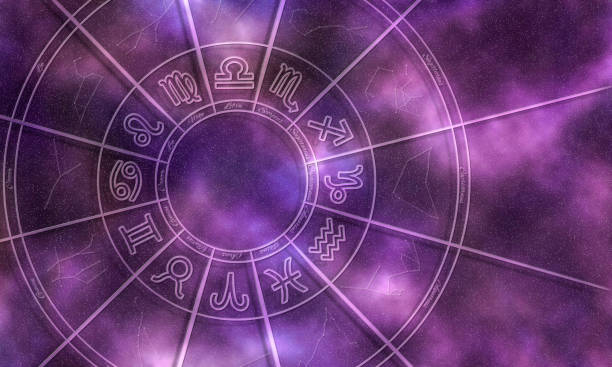 istock Astrology wheel, Horoscope Signs, Stars Night Sky 1461094736