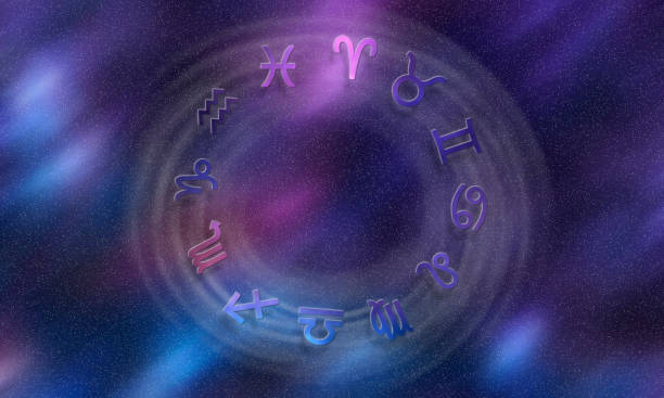 istock Astrology wheel, Horoscope Signs, Stars Night Sky 1461094872