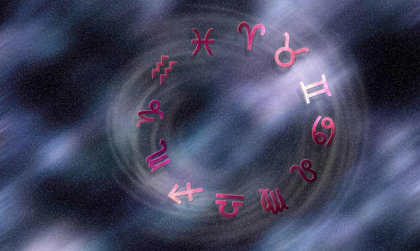 istock Astrology wheel, Horoscope Signs, Stars Night Sky 1461094876