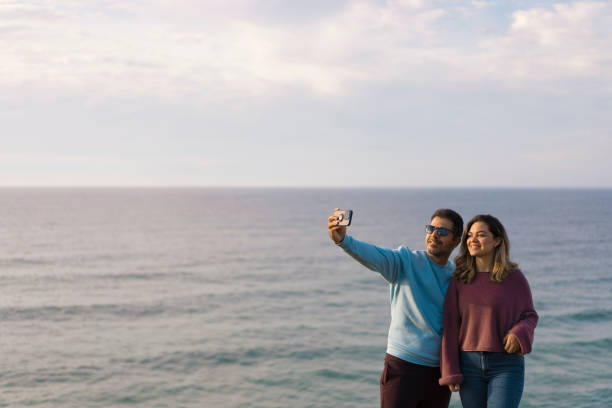 istock Couple, Selfie, Sea, Day, Sunny 1461098997