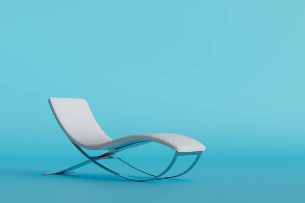 istock the concept of a comfortable stay. soft sunbed on a turquoise background. 3D render 1461102240