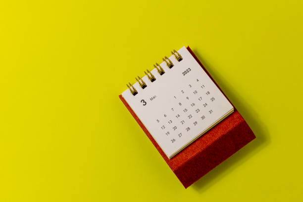 istock Calendar for March 2023.Desktop calendar for planning. 1461106160