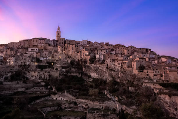 antigua ciudad de bocairent - paya fotografías e imágenes de stock