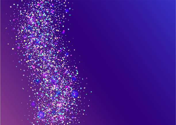 istock Kaleidoscope Glare. Laser Prism. Metal Prismatic Backdrop. Glitter Foil. Hologram Effect. Light Texture. Holiday Art. Purple Retro Confetti. Violet Kaleidoscope Glare 1461109591