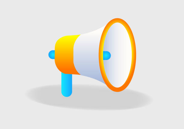istock 3d megaphone speaker or loudspeaker bullhorn for announce promotion, megaphone 3d loudhailer 1461117826