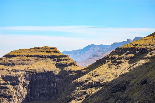 The great Mountains of Lesotho. A paradise for hiking, climbing and paragliding