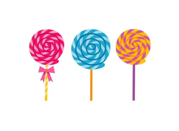 Vector illustration of lollipop with good quality with good color