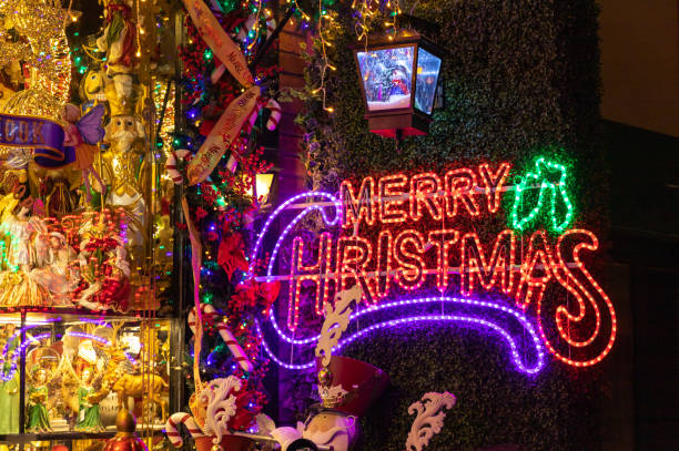 istock Merry Christmas Lights and Decorations 1461133694
