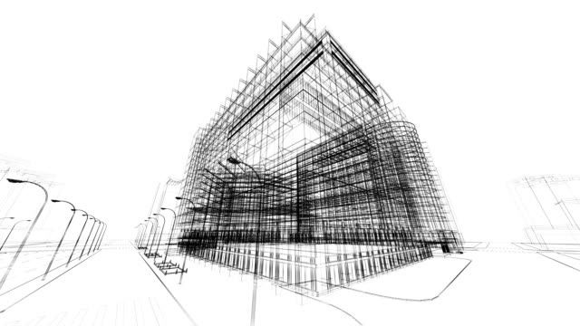 3 D abstrakt Architektur