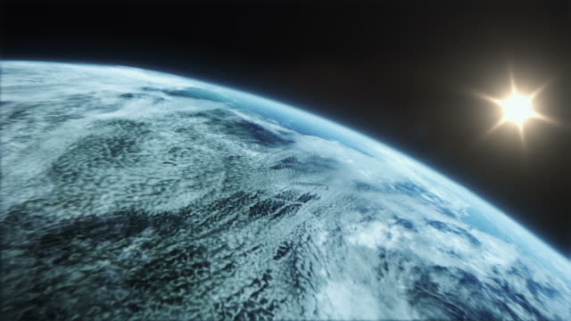 Extremely realistic and detailed earth zoom
