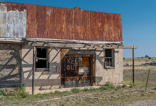 One of the weathered old ruins of historic Ludlow, Colorado telling of a dark time in Colorado history.
