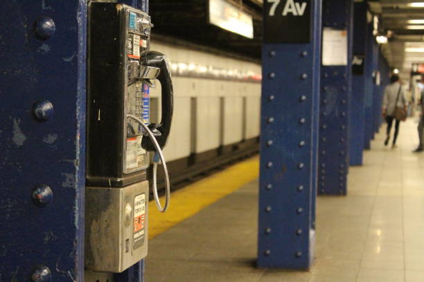 istock New York subway phone 1461153414