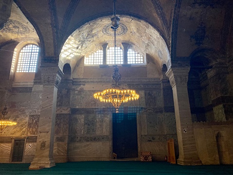 Turkey- Istanbul - Hagia Sophia Mosque - inside